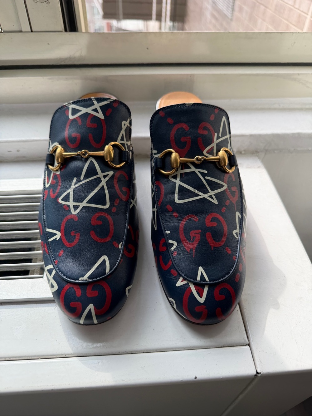 Gucci Ghost Princetown Slides